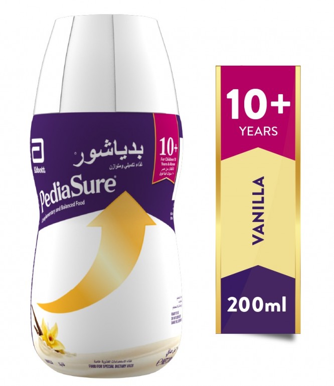 بدياشور+10 حليب سائل فانيلا 200 مل