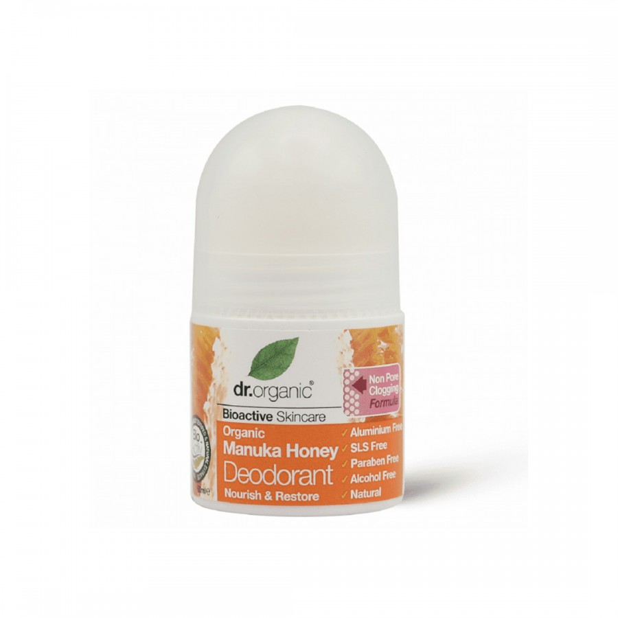 Dr Organic Deodorant Roll On Manuka 50 Ml 