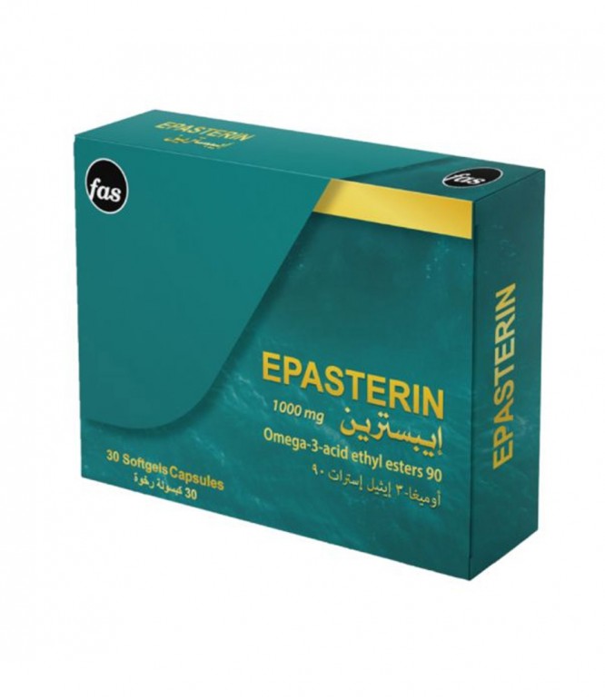 Epastrin as Omega-3-Acid 1000 Mg Softgel - 30 Capsules