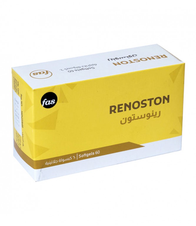 Renoston Softgel Capsules for Kidney  Urinary System Health 60 Capsules