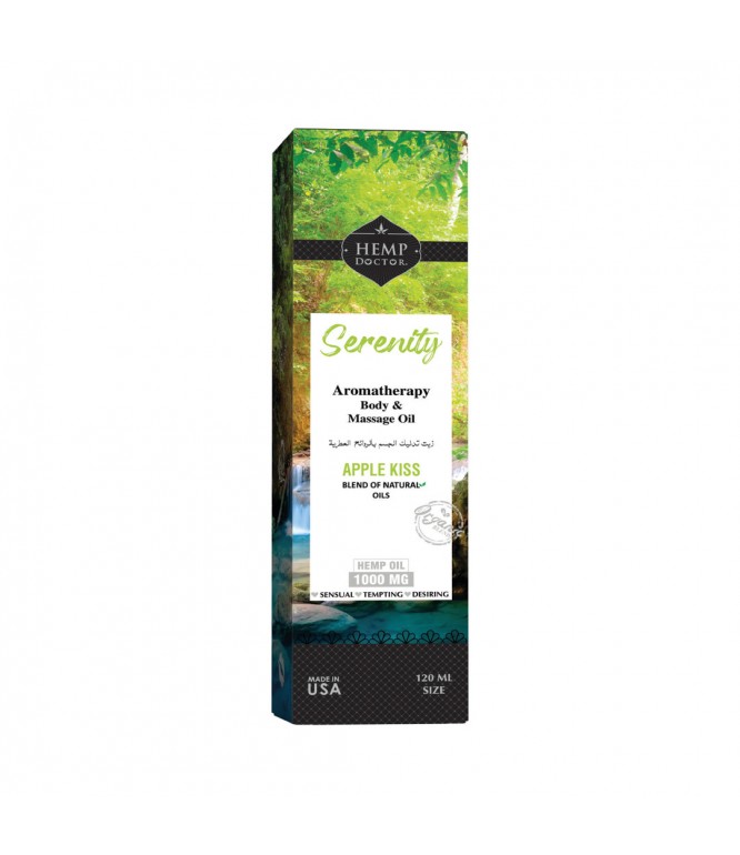 Hemp Doctor Serenity Massage Oil Apple Kiss 120 Ml