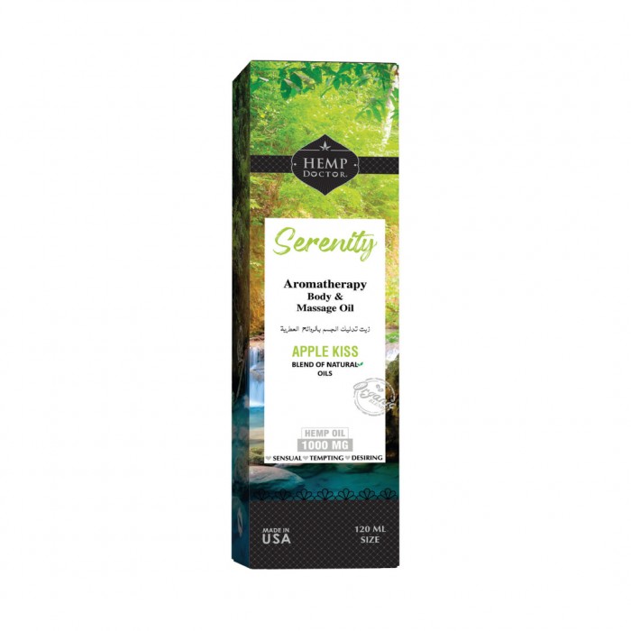 Hemp Doctor Serenity Massage Oil Apple Kiss 120 Ml