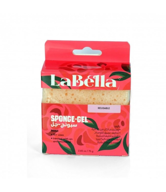 Labella Sponge Gel Soap Rose 75g
