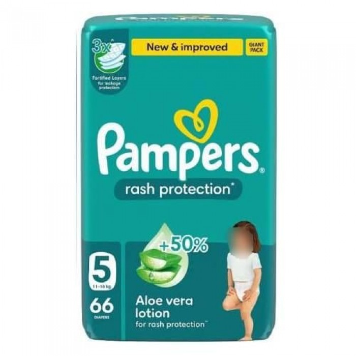 Pampers Baby Diapers (5) Giant Pack 66'S