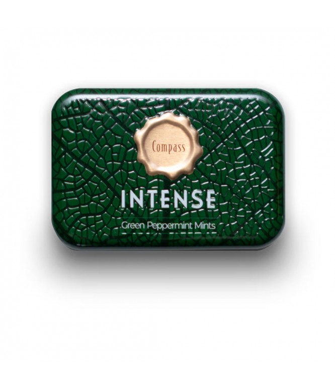 Compass Intense Green Peppermint Sugar Free 50 Mints 20 gm
