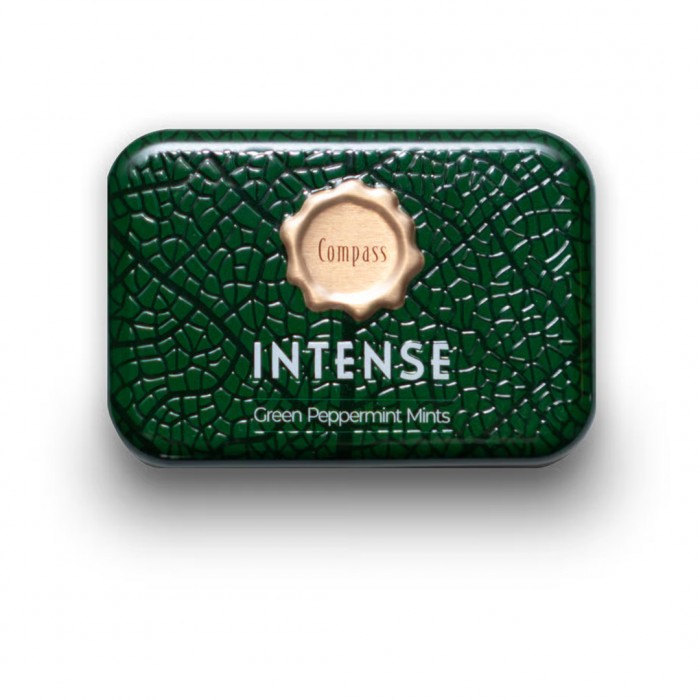 Compass Intense Green Peppermint Sugar Free 50 Mints 20 gm
