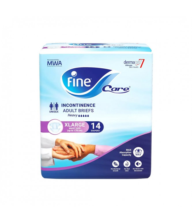 Fine Care Adult Open Diapers XLarge 14 Diapers


