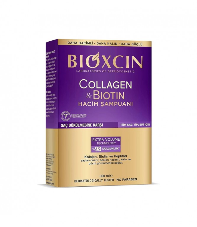 Bioxcin Collagen and Biotin Shampoo 300 ML