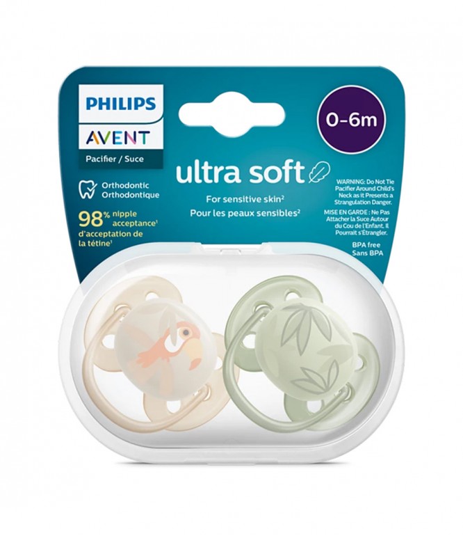 Philips Avent Ultra Air Pacifier 0-6M boy 2 pieces SCF091/07