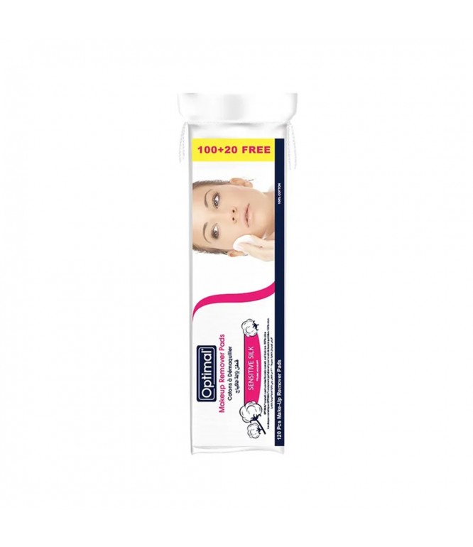 أوبتيمال أقراص قطن لإزالة المكياج 120 قطعة
