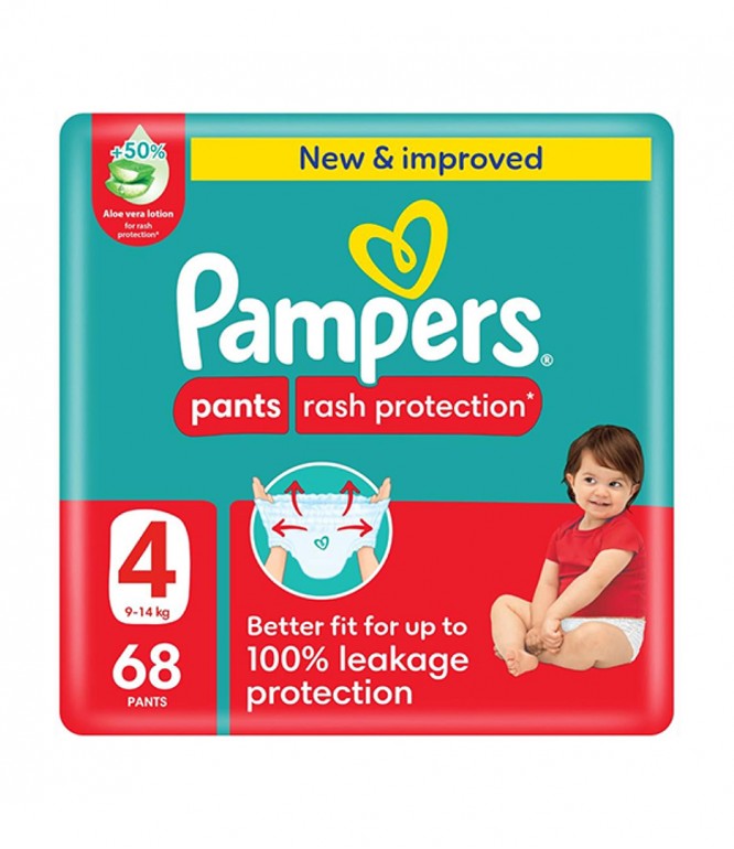 Pampers Pants Size 4 Mega Pack 68 Pcs