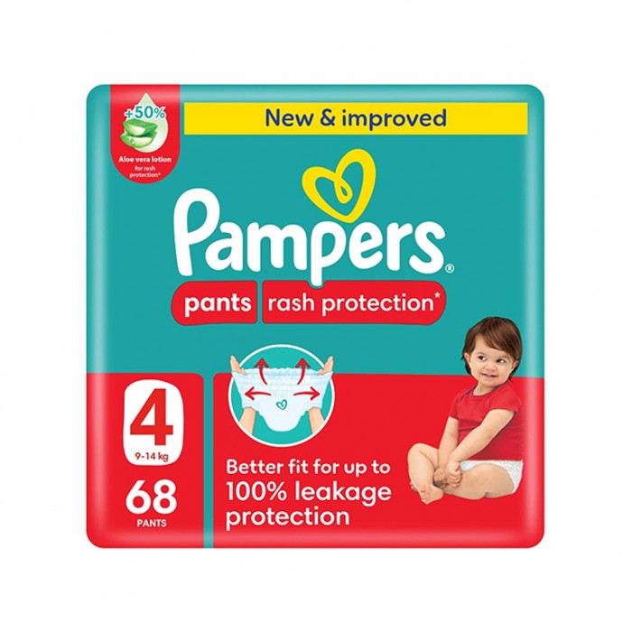 Pampers Pants Size 4 Mega Pack 68 Pcs