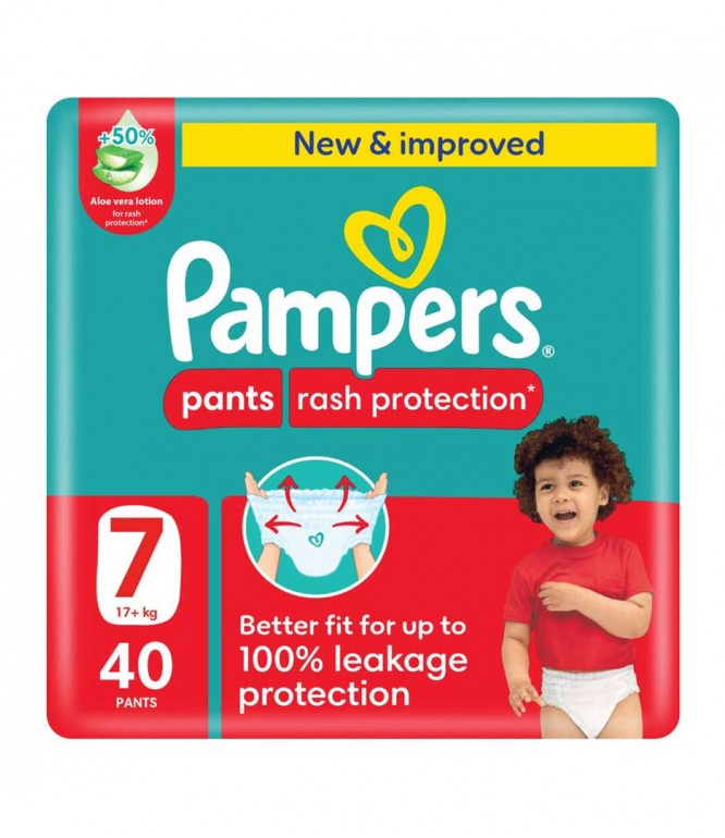 Pampers Pants Size 7 Mega Pack 40 Pcs