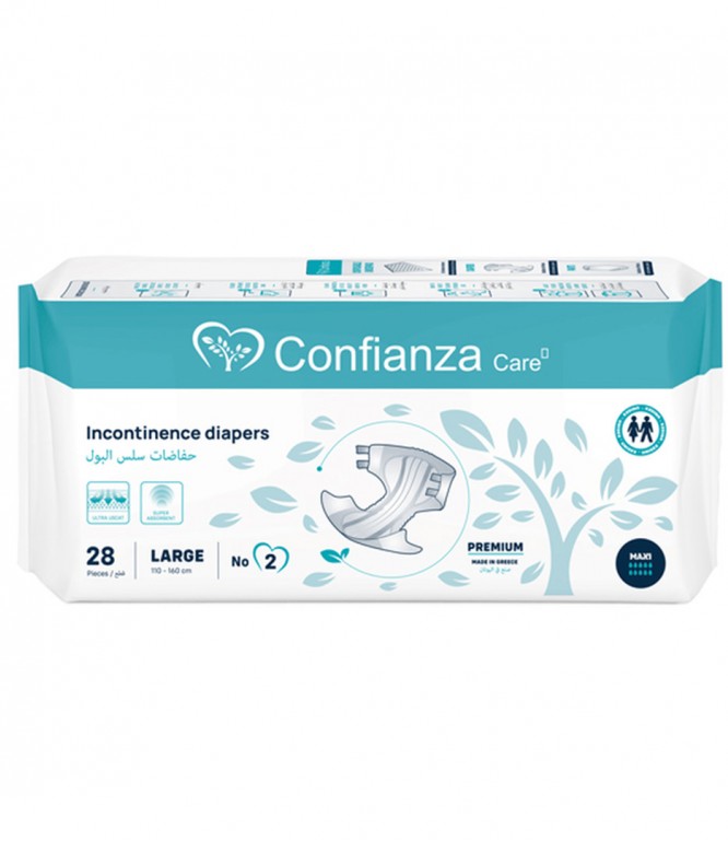 Confianza Adult Diapers No 2 Large 28 Pieces