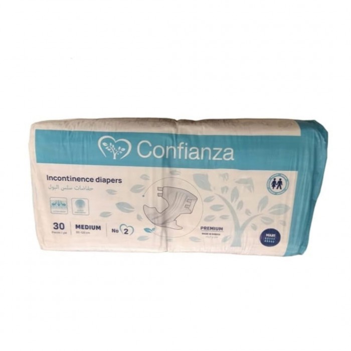Confianza Adult Diapers No 2 Medium30 Pieces
