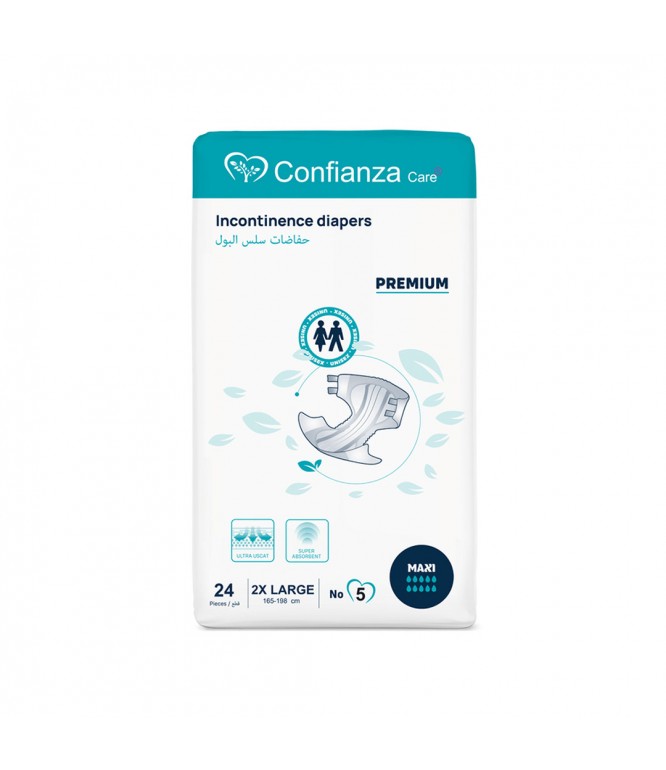 Confianza Premium Adult Diaper XX-Large 24 Pieces
