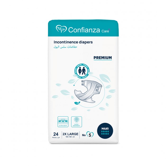 Confianza Premium Adult Diaper XX-Large 24 Pieces
