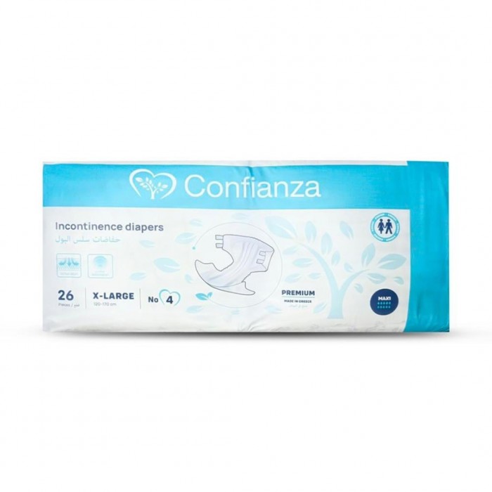 Confianza Adult Diapers No 4 X-Large 26 Pieces

