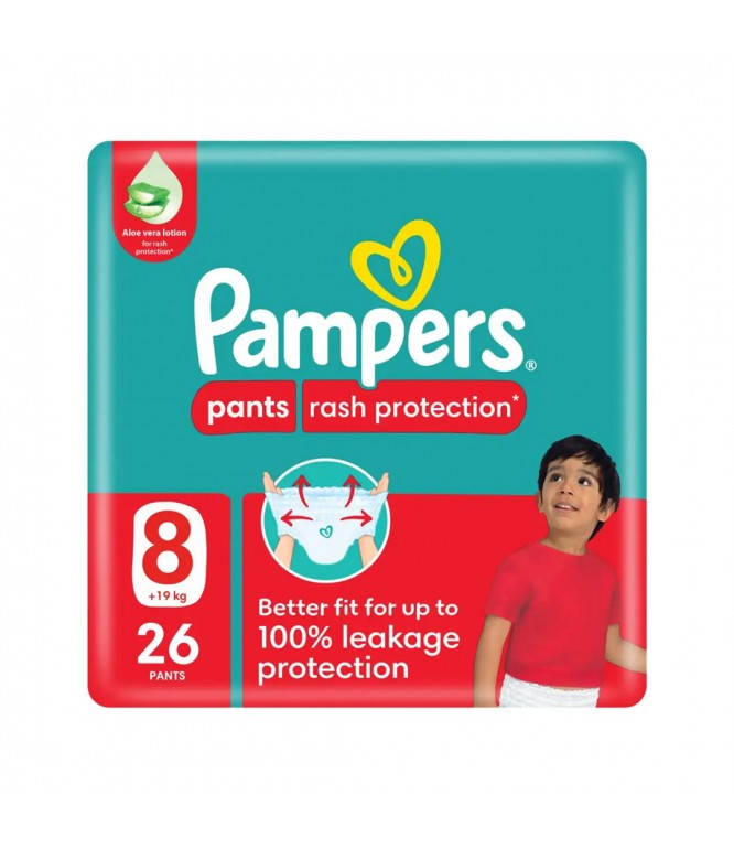 Pampers Pants Size 8 Mega Pack 26 Pcs