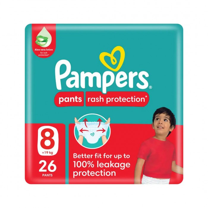 Pampers Pants Size 8 Mega Pack 26 Pcs