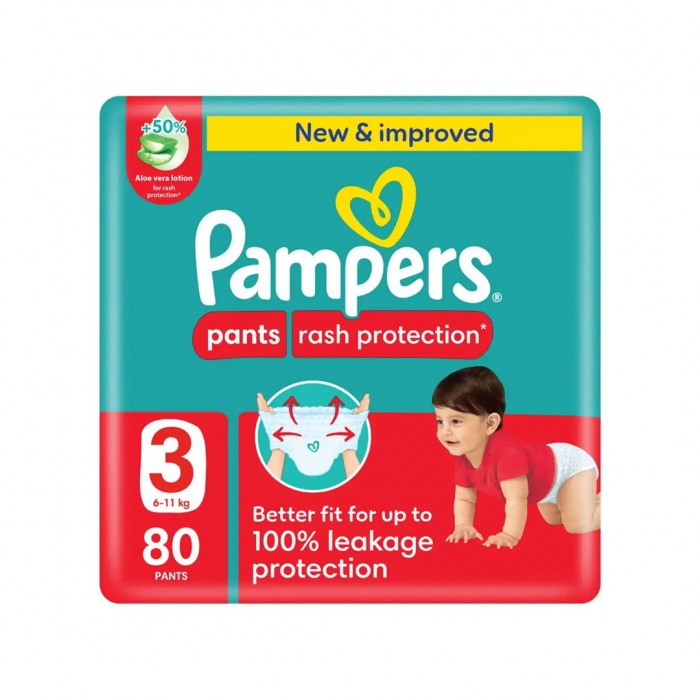 Pampers Pants Size 3 Mega Pack 80 Pcs