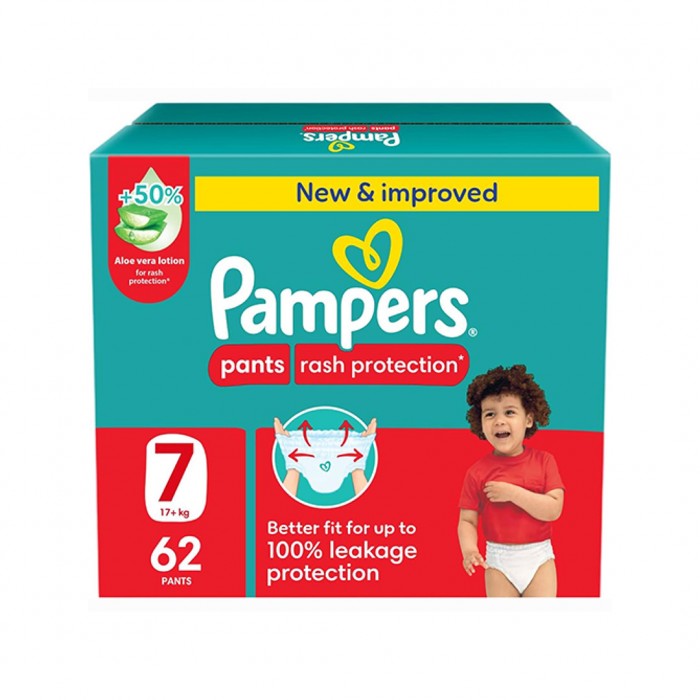 Pampers Pants Size 7 Box 62 Pcs