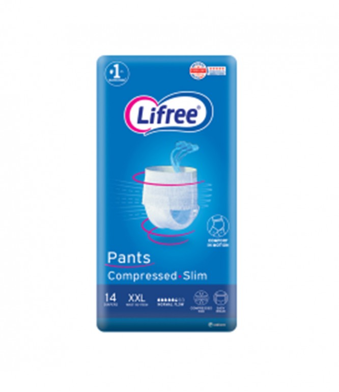Lifree Adult Pants Normal Flow XXL Jumbo 14 Pcs