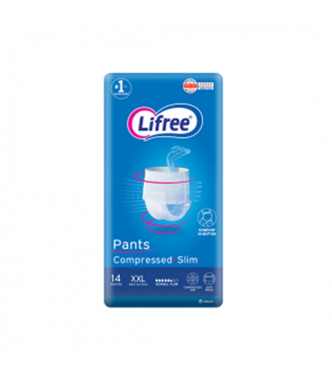 Lifree Adult Pants Normal Flow XXL Jumbo 14 Pcs