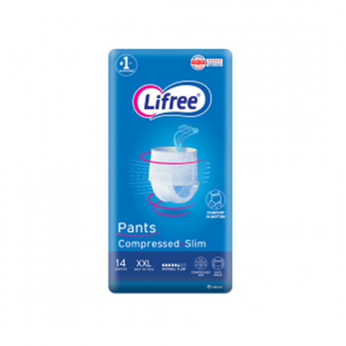 Lifree Adult Pants Normal Flow XXL Jumbo 14 Pcs