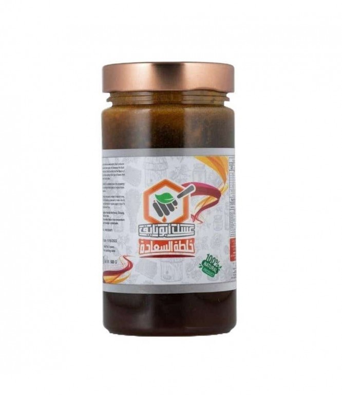 ابو نايف عسل خلطة السعادة 500 مل