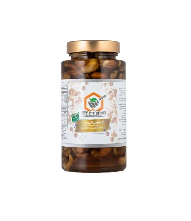Abo Nayef Wild Honey With Premium Nuts 500 gm