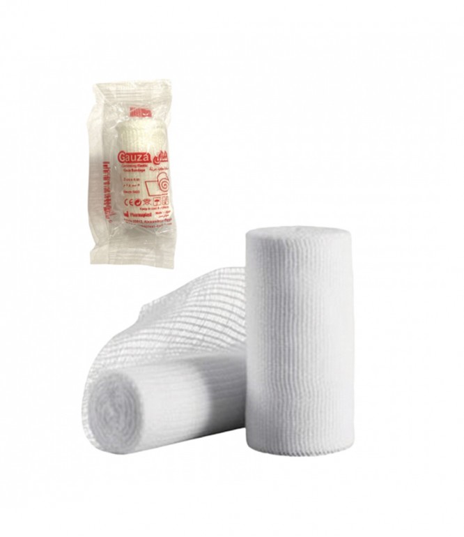 Gauze Elastic Bandage Roll 5cmx4m