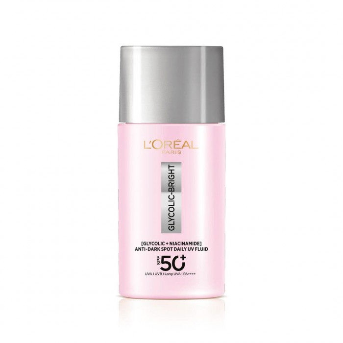 لوريال باريس سائل جليكوليك برايت SPF 50+ PA+ مضاد للبقع الداكنة - 50مل