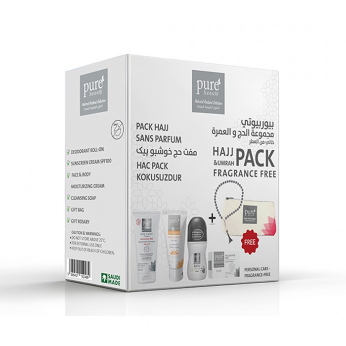 Pure Beauty Fragrance Free Hajj & Umrah Kit