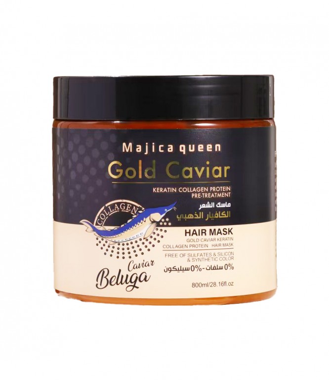 MAJICA QUEEN GOLD CAVIAR HAIR MASK 800 ML
