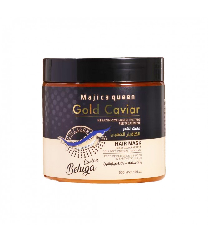 MAJICA QUEEN GOLD CAVIAR HAIR MASK 800 ML