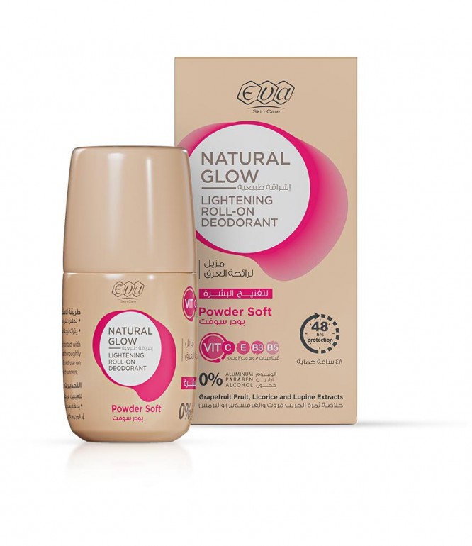 Eva Roll-On Deodorant Powder Soft Brightening 60g