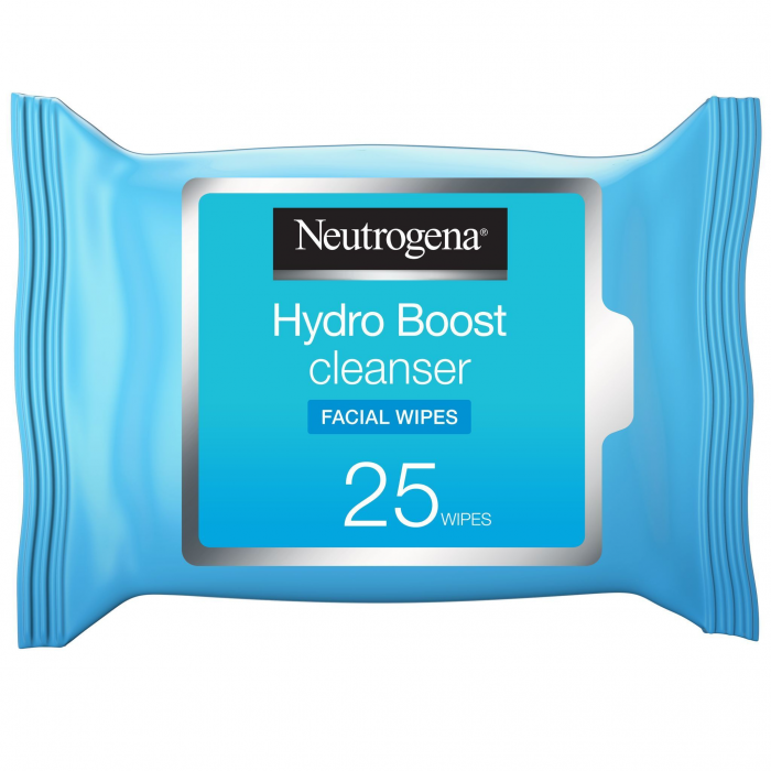 Neutrogena Hydro Boost Cleansing Facial Wipes Pack of 25Pieces