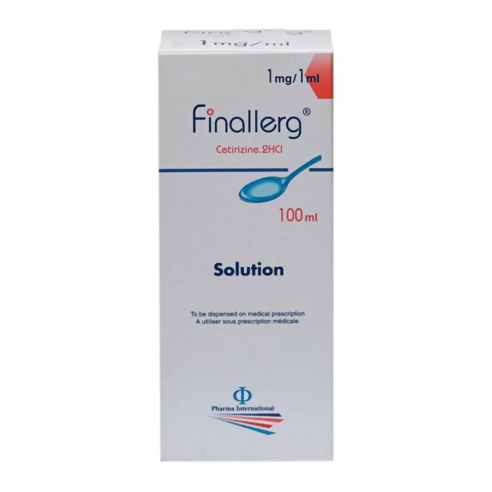 Finallerg 1 mg/ML Cetirizine 100 ML Syrup