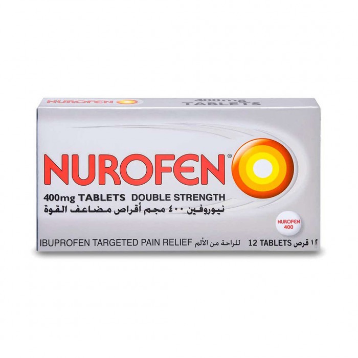 نيورفين 400 مجم مسكن للألم وخافض للحرارة 12 قرص