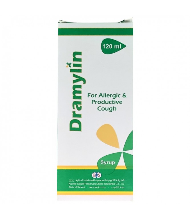 Dramylin Adult Syrup for productive coughs 120ML