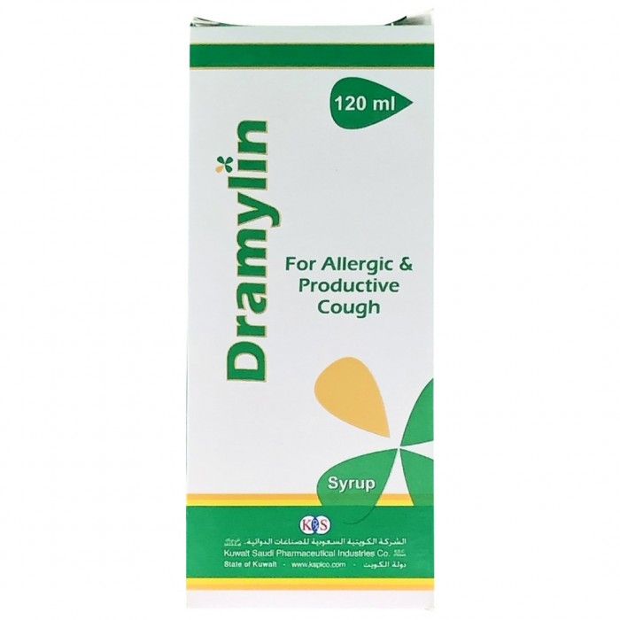 Dramylin Adult Syrup for Productive Coughs 120 ML