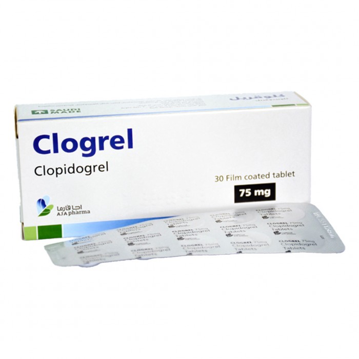 Clogrel 75 Mg, Anticoagulant - 30 Tablets