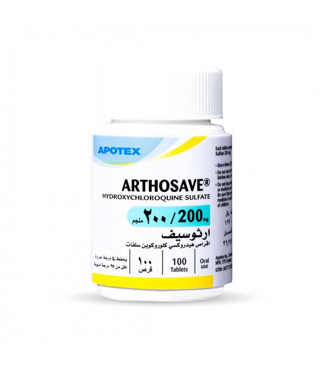 Arthosave 200 mg Hydroxychloroquine 100 Tablets