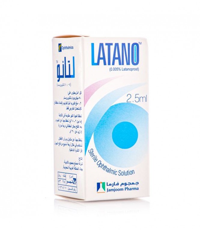 لاتانو 0.005% قطرة عين لعلاج الجلوكوما 2.5 مل