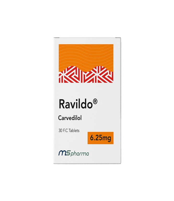 Ravildo 6.25 mg 30 Tablets