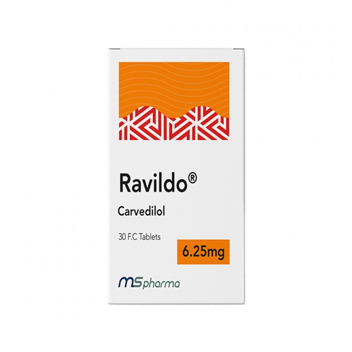 Ravildo 6.25 mg 30 Tablets