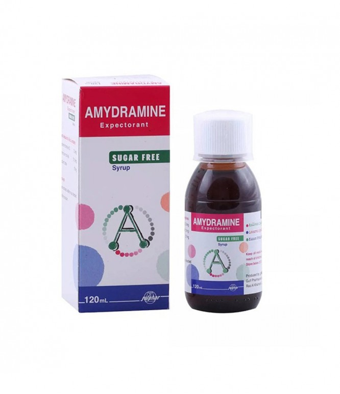 Amydramine Expectorant Sugar Free 120 ML