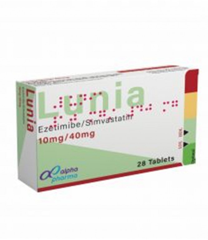لونيا إيزيتيميب/سيمفاستاتين 10/40 مجم - 28 قرص