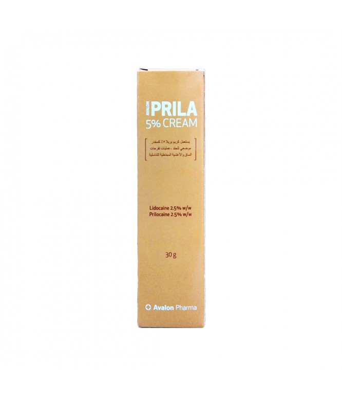 Avalon Prila 5% Topical Anesthetic Cream 30g